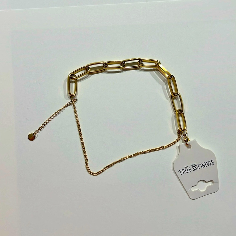Fashion Jewelry - Stainless Steel Chain Bracelet
